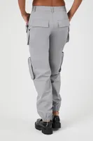 Women's Ruched Pocket Joggers in Harbor Grey Small