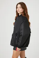 Women's Zip-Up Bomber Jacket