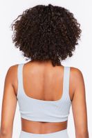 Women's Seamless Textured Sports Bra in Crystal Small