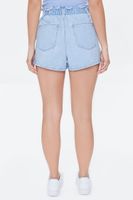 Women's Paperbag Denim Shorts Denim,