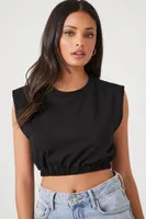 Women's Ribbed Knit Crop Top