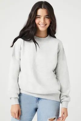 Women's Fleece Zip-Up Sweatshirt Heather Grey