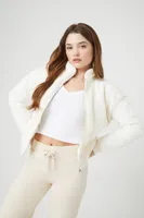 Women's Faux Shearling Bomber Jacket