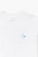 Kids Beach Graphic T-Shirt (Girls + Boys) White,