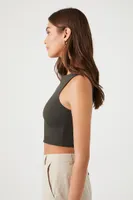 Women's Contour Sculpt Cropped Tank Top