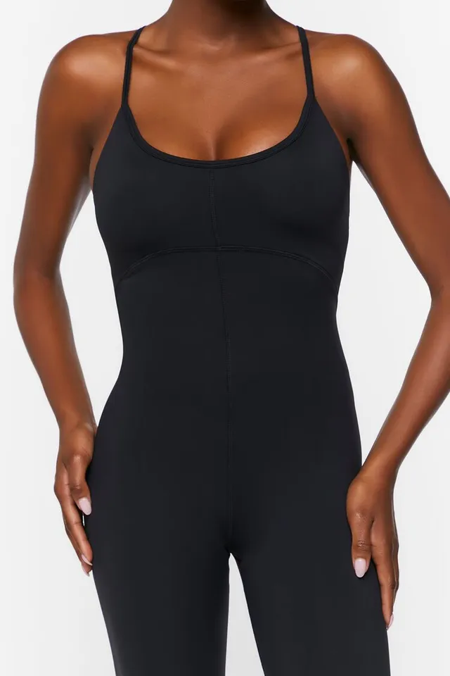 Active Corset Long-Sleeve Jumpsuit