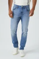 Men Stretch-Denim Slim-Fit Jeans in Medium Denim, 29