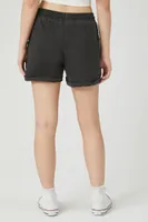 Women's Cuffed Drawstring Pull-On Shorts in Black Small