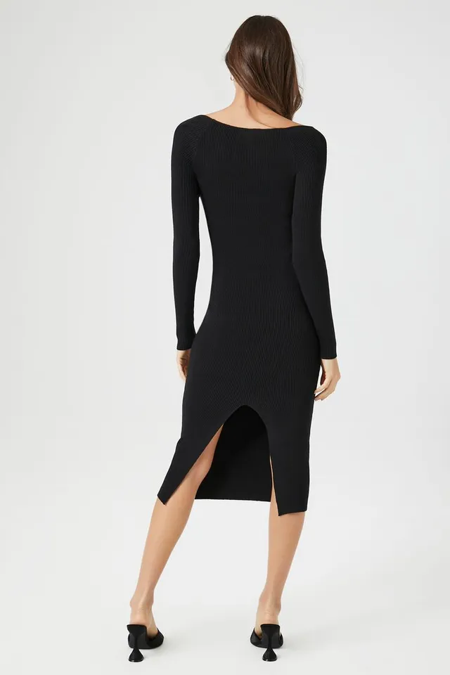 forever 21 ribbed knit midi dress Ponte Knit Midi Tank Dress WINTER WHEAT / S