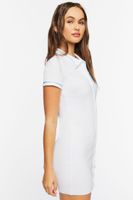 Women's Palm Beach Leisure Club Graphic Mini Dress in White Medium