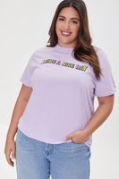 Women's Organically Grown Cotton T-Shirt Purple,