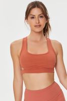 Women's Cutout Longline Sports Bra in Auburn, XS