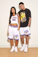 Men Unisex Los Angeles Lakers Basketball Shorts