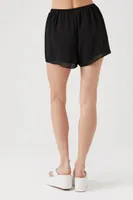 Women's Chiffon High-Rise Shorts Medium