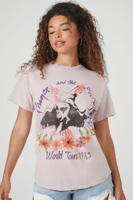 Women's Prince World Tour 1985 Graphic T-Shirt Purple,