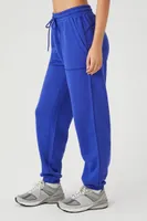 Women's Active French Terry Joggers in Blue Jewel Small