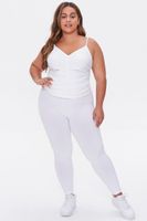 Women's Basic Organically Grown Cotton Leggings in White