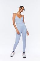 Women's Active Crisscross Cami Jumpsuit in Blue Mirage Small