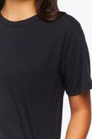 Women's Relaxed Crew T-Shirt in Black Small