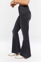 Women's Mid-Rise Flare Jeans in Washed Black, 30