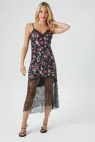 Women's Ditsy Floral Midi Slip Dress