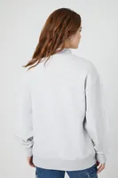 Women's Mock Neck Drop-Sleeve Sweater