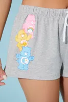 Women's Care Bears Pajama Cami & Shorts Set in Grey Small