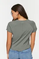 Women's Lettuce-Edge Short-Sleeve T-Shirt