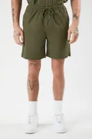 Men Vented-Hem Drawstring Shorts