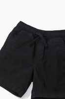 Kids Drawstring Shorts (Girls + Boys) in Black, 9/10