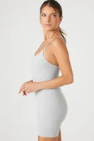 Women's Seamless Cami Romper in Heather Grey Medium