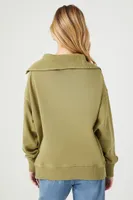 Women's Half-Zip Fleece Pullover Olive