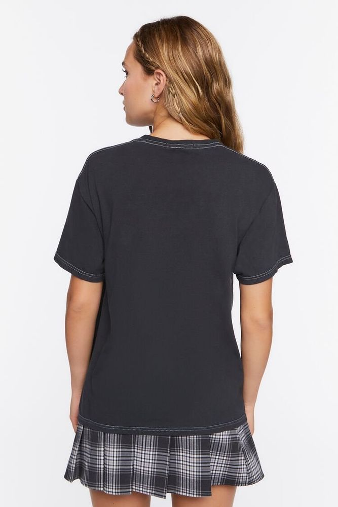 Women's New York City Graphic T-Shirt in Black Medium