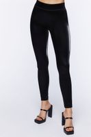 Women's Faux Leather High-Rise Leggings