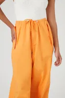 Women's Drawstring Wide-Leg Joggers