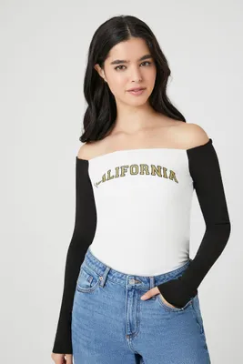 Women's California Off-the-Shoulder Top White