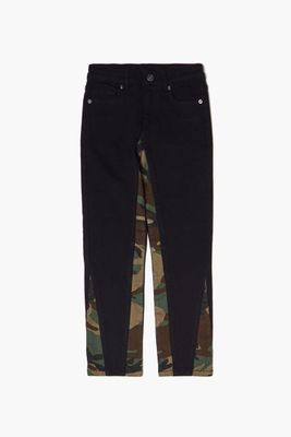 Kids Camo Slim-Fit Jeans (Girls + Boys) in Black, 11/12