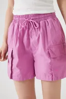 Women's Cargo Bermuda Shorts in Jacaranda Medium