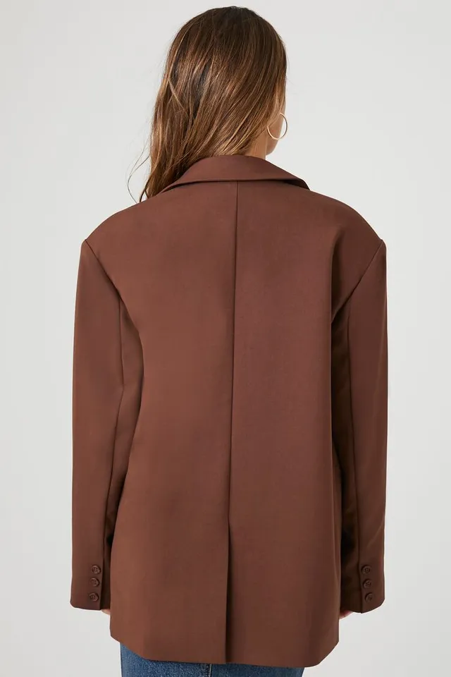 Plan C single-breasted blazer - Brown