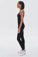 Women's Fitted Cami Jumpsuit in Black Large