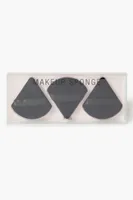 Triangle Makeup Sponge Set in Black