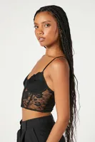 Women's Bustier Hook-and-Eye Cropped Cami