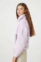 Women's Faux Shearling Half-Zip Pullover