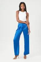 Women's Satin Cargo Pants