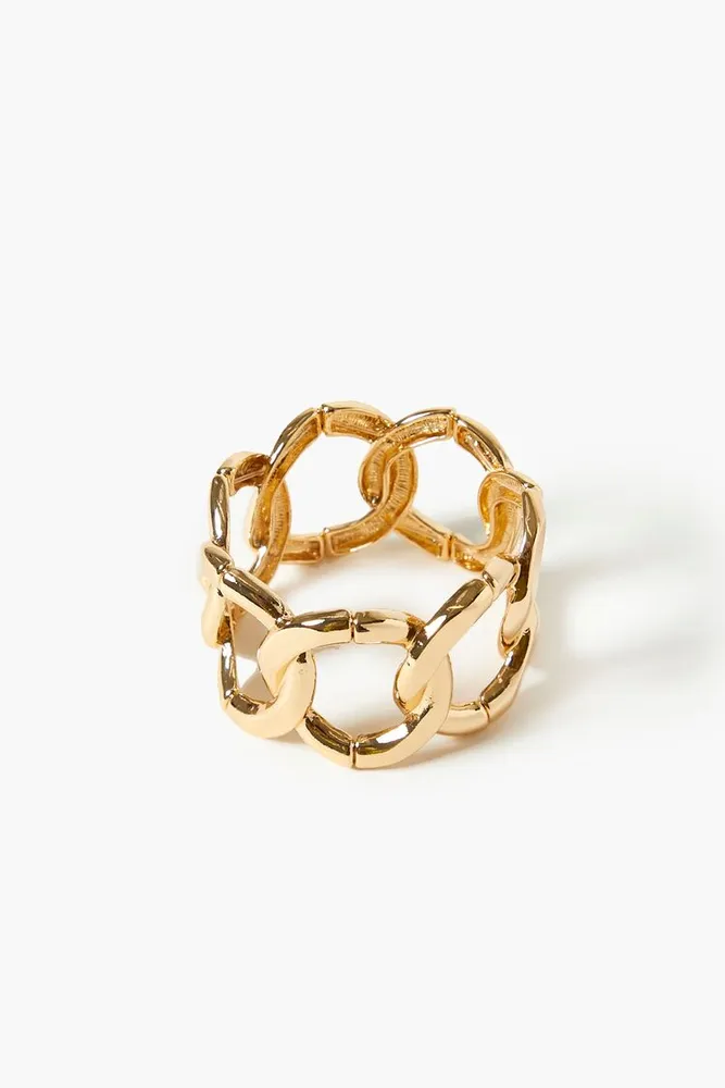 Women's Chain Cuff Bracelet in Gold