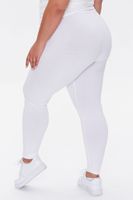 Women's Basic Organically Grown Cotton Leggings in White