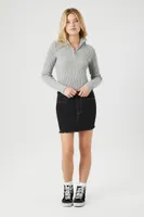 Women's Half-Zip Funnel Neck Sweater