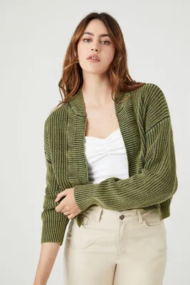 Women's Cropped Cardigan Sweater Small