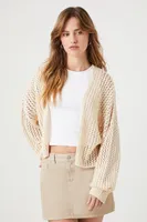 Women's Crochet Cardigan Sweater Vanilla