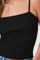 Women's Ribbed Sweater-Knit Cami